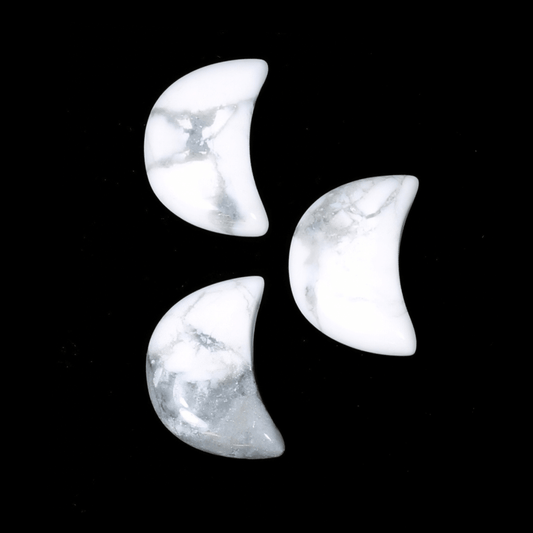 Healing Mini Moon Crystal - White Howlite