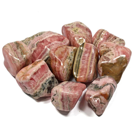 Rhodochrosite Polished Tumblestone Healing Crystals