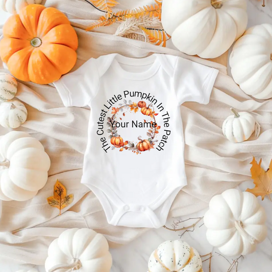 Personalised Halloween Design Baby Bodysuit