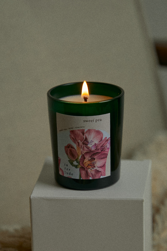 Sweet Pea Mini Scented Candle