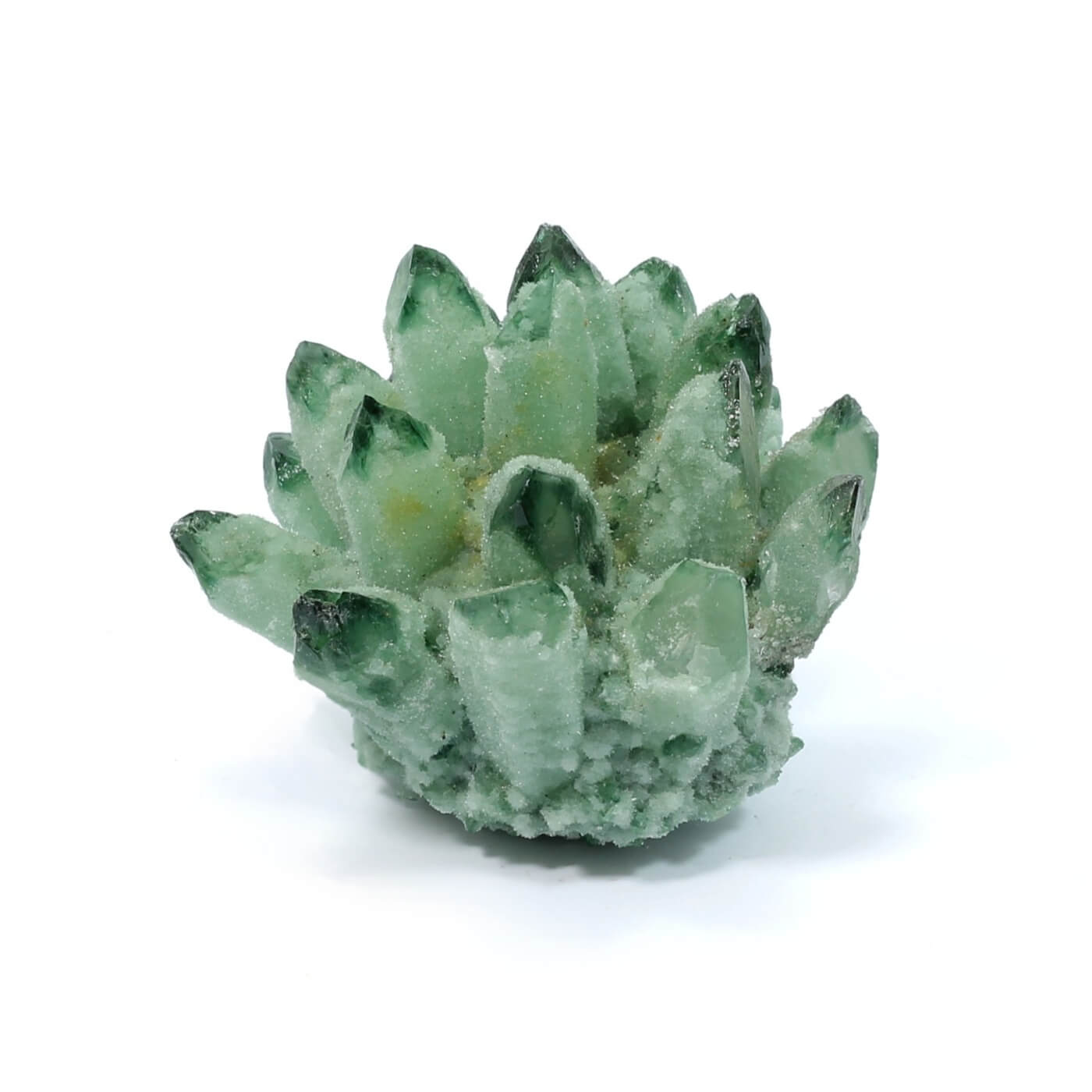 Green Phantom Quartz Cluster (390g)