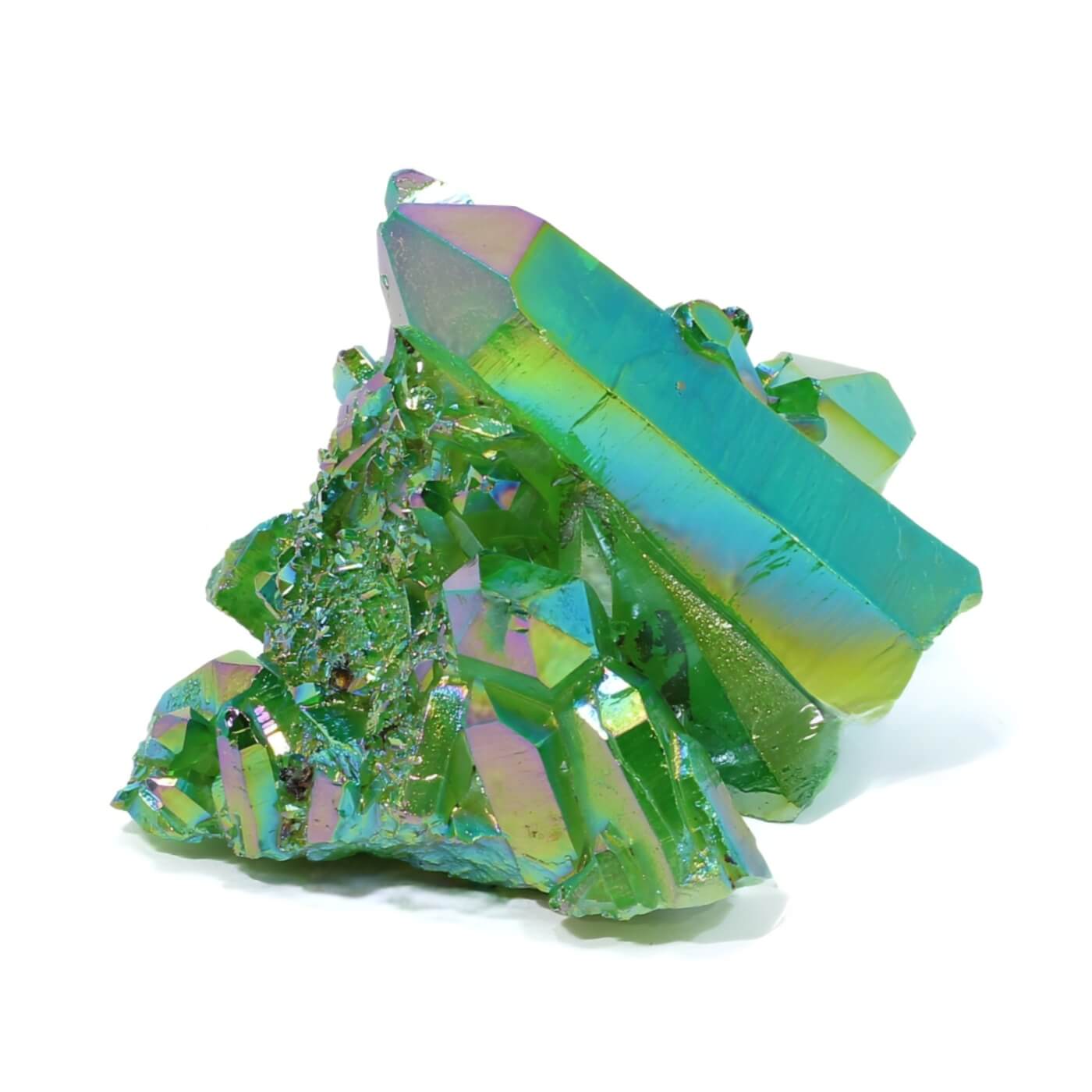 Green Aura Quartz Cluster (495g)