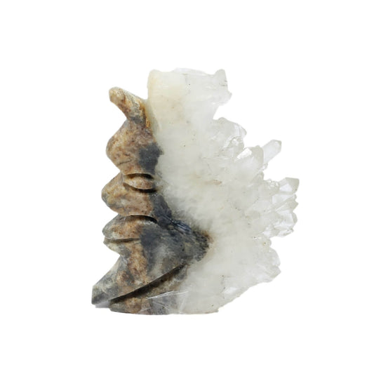 Clear Quartz Man In The Moon Cluster (97g)