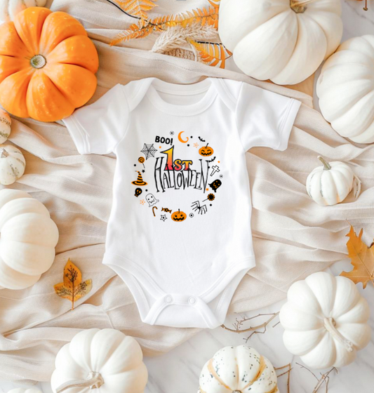 Personalised Halloween Design Baby Bodysuit