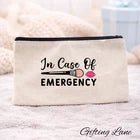 Funny Makeup Bag Cosmetic Pouch | Makeup Quote Gift | Beauty Travel Zip Bag