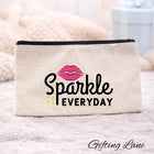 Funny Makeup Bag Cosmetic Pouch | Makeup Quote Gift | Beauty Travel Zip Bag