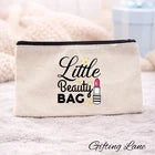 Funny Makeup Bag Cosmetic Pouch | Makeup Quote Gift | Beauty Travel Zip Bag