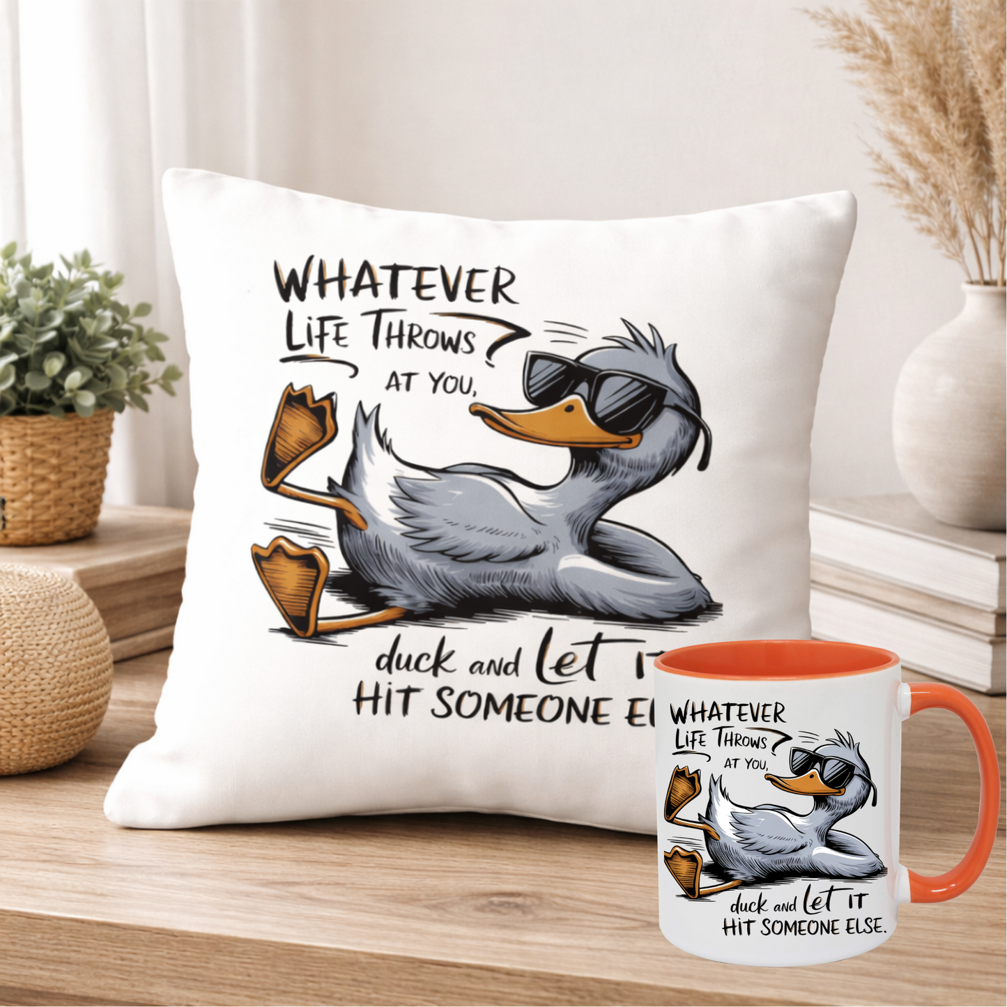 Funny Duck Mug Gift Novelty Mug UK Office Humour Gift Colour Changing Mug Birthday